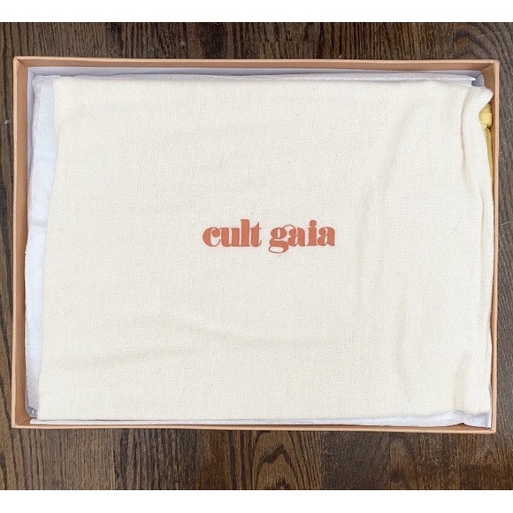 $498 Cult Gaia Alba Sand Leather Gladiator Platform Wedge Sandals Pumps 36 6 NEW - Picture 10 of 12